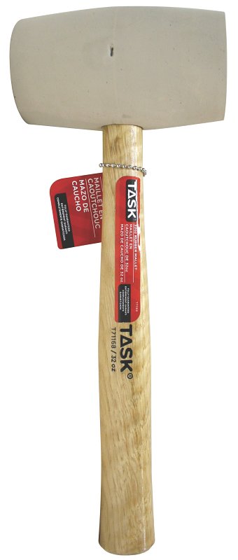Task T71168 Mallet, 32 oz Head, Rubber Head