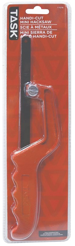 Task Handi-Cut Series T7078 Mini Hacksaw, Steel Frame