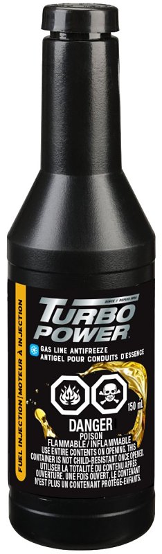 Turbo Power 15-356 Gas Line Anti-Freeze, 150 mL Bottle