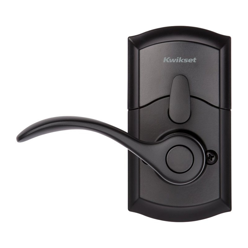 Kwikset Pembroke Series 955PML 514 SmartCode Electronic Lock, Matte Black, Commercial, 2 Grade, Metal, Lever Handle, Yes