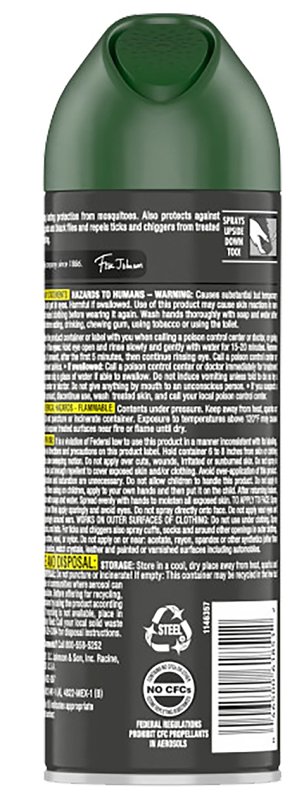 OFF! Deep Woods 61851 Sportsmen Insect Repellent II, 6 oz Aerosol Can, Clear