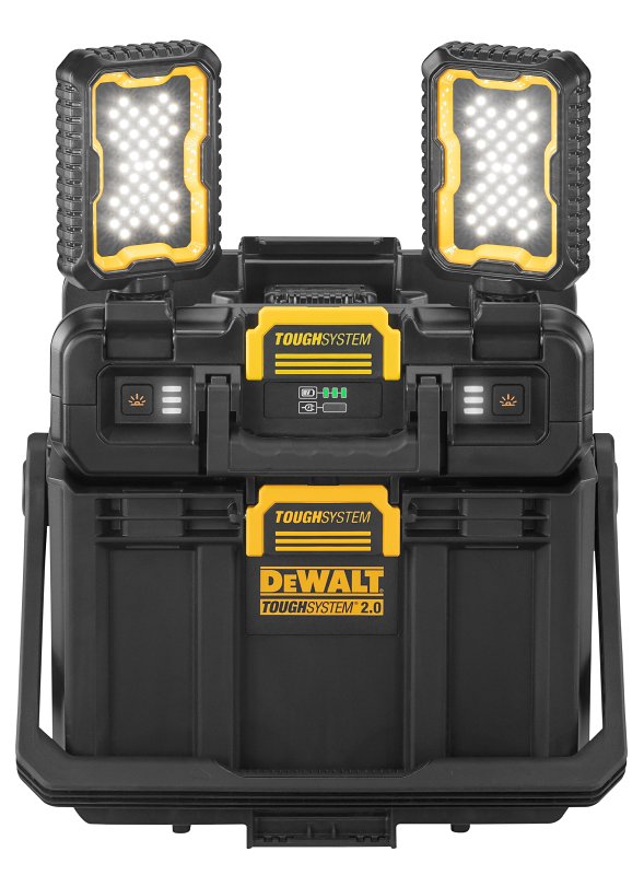DEWALT DWST08060 Adjustable Work Light, 120 V, 40 W, LED Lamp, 4000 Lumens, Black