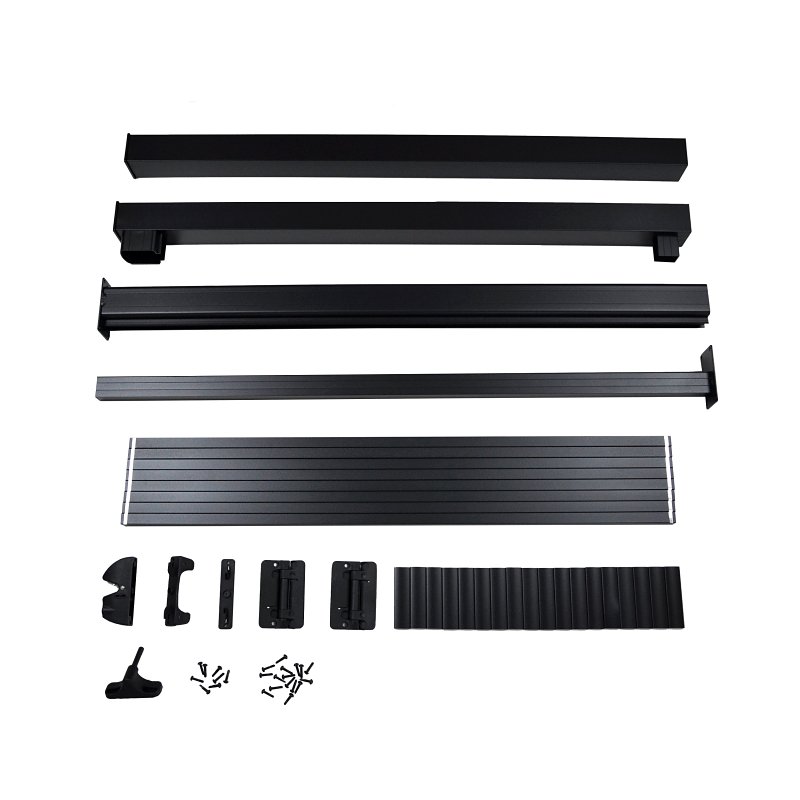 Regal ASGP-TB Narrow Pickets Gate Kit, 48 in W, 42 in H, Aluminum, Textured Black, Powder-Coated