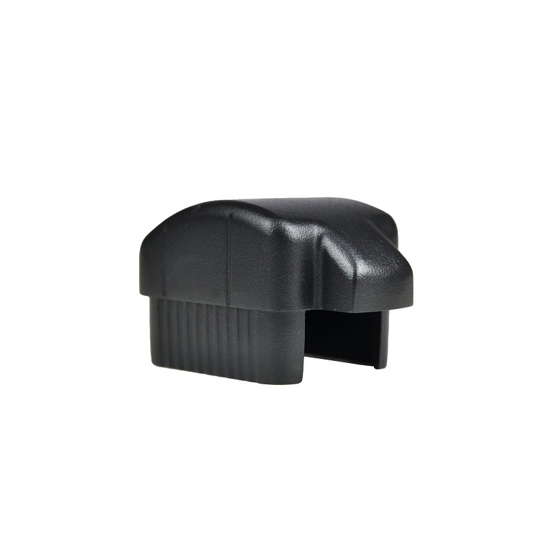 Regal HRC-TB Handrail Cap, Aluminum, Textured Black, Powder-Coated, For: Top Rails