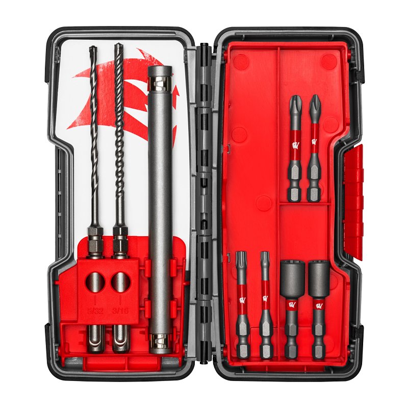 Diablo DMAPL9910-S9 Concrete Anchor Drive Installation Set, 9-Piece, Carbide