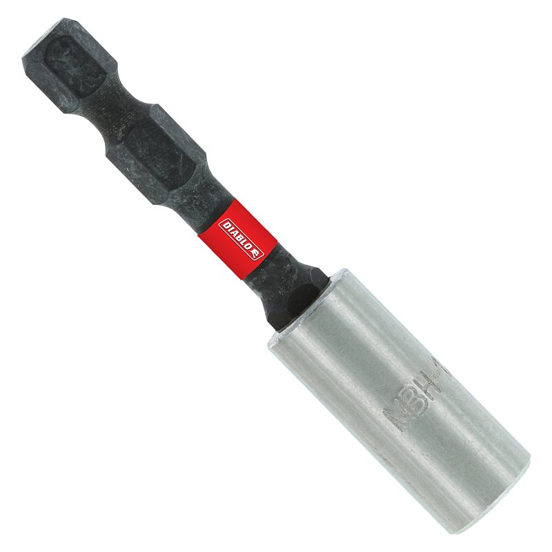 Diablo DBH300B Series Drive Bit Holder, 3 in L, 1/4 in Shank, Hex Shank