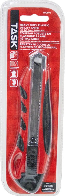 Task T00971 Auto Lock Knife, Ergonomic Handle