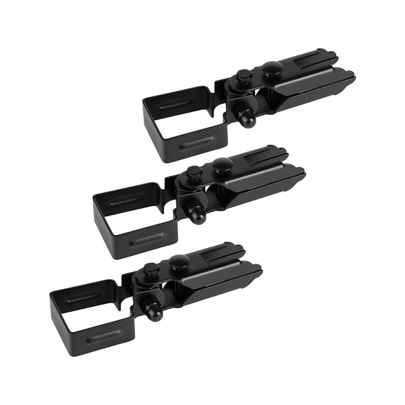 Nuvo Iron BUS01RTXB Universal Swivel Bracket, Steel, Black, Galvanized