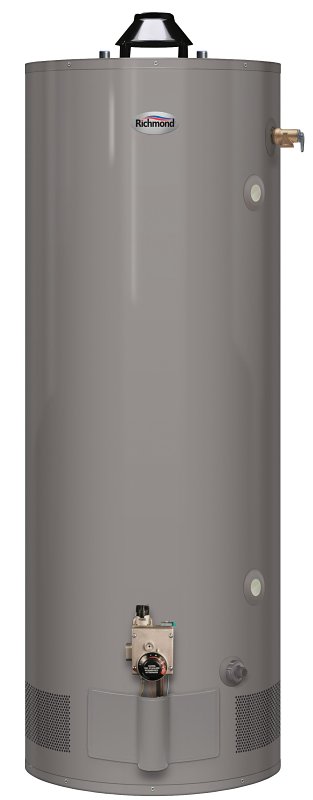 Richmond 6CG40S38F1 Water Heater, NG, 34,000 btu, 40 gal