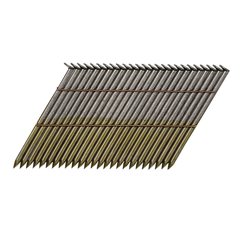 ProFIT 630250 Framing Nail, 2-3/8 in L, 11.5 ga, Stainless Steel, Brite, Offset Round Head, Ring Shank