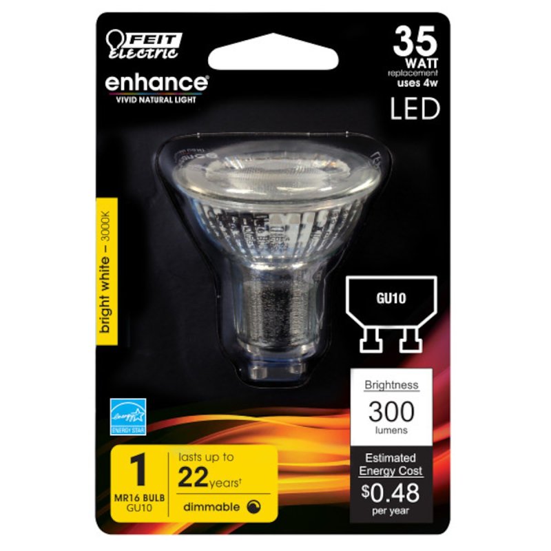 BULB LED MR16 GU10 3K 300L DIM
