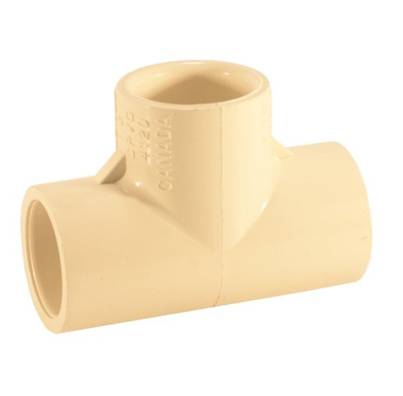 BOW 568113 Pipe Tee, 1/2 in, CPVC