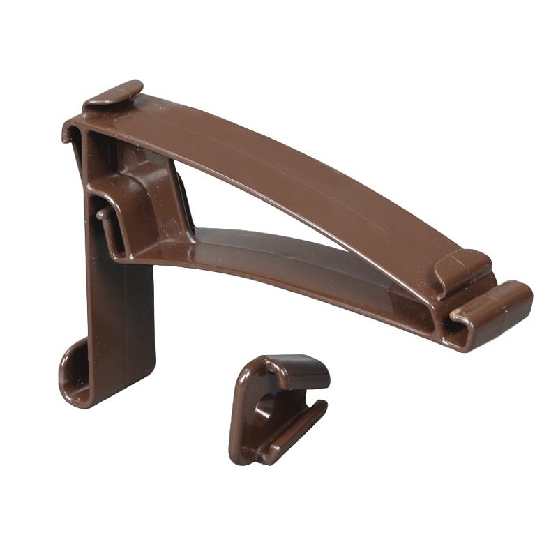 Euramax M1521 Hidden Hook, 5 in H, Brown