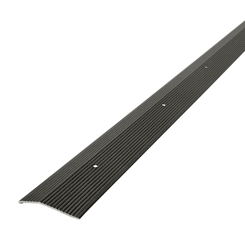 M-D 43366 Carpet Trim, 36 in L, 2 in W, 3/8 in Thick, Aluminum, Mocha