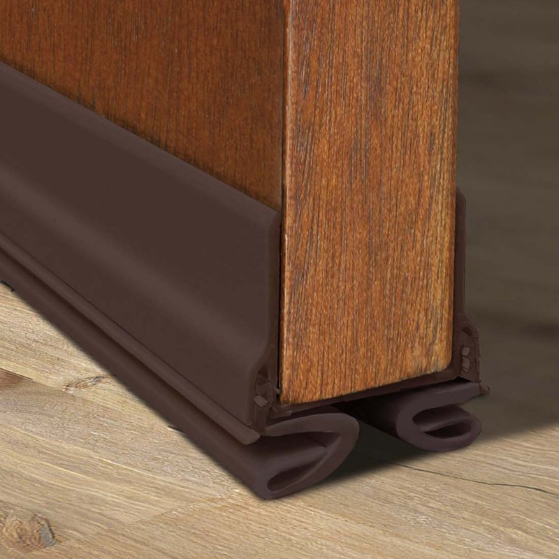 M-D 43399 Door Bottom, 1-1/8 in L, 1-3/4 in W, 32 in H, Vinyl