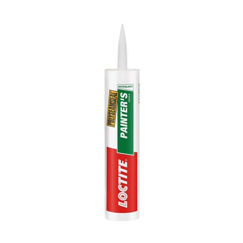 Loctite POLYSEAMSEAL 1511100 Painter's Caulk, White, 40 to 100 deg F, 10 fl-oz Cartridge