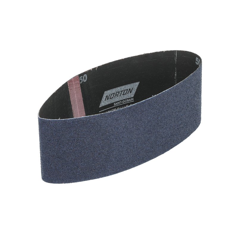 Norton 49612 Sanding Belt, 3 in W, 21 in L, 50 Grit, Coarse, Zirconia Aluminum Abrasive