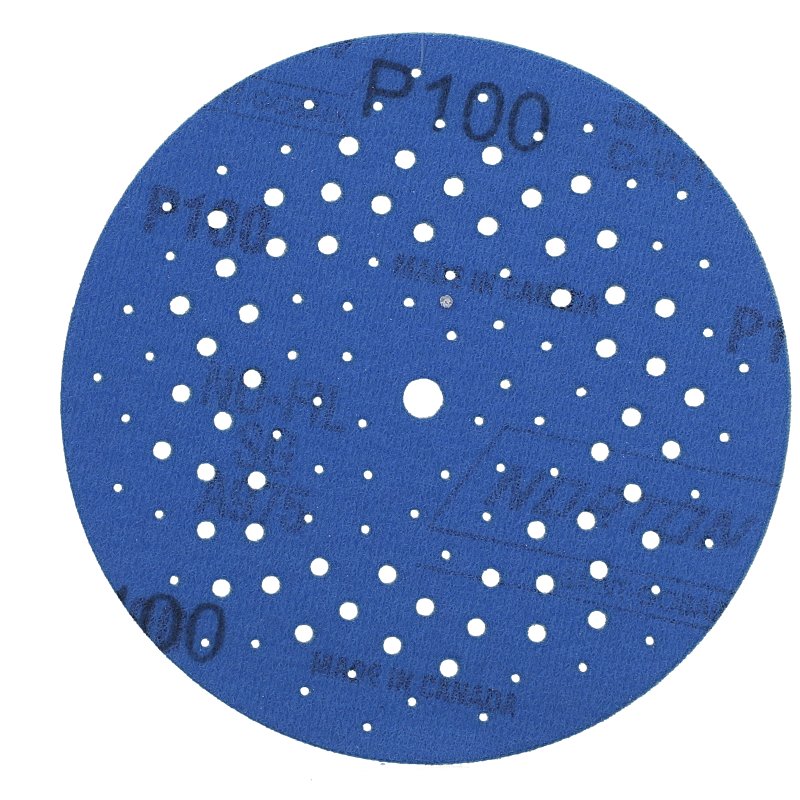 Norton 03231 Sanding Disc, 5 in Dia, 11/16 in Arbor, Coated, P100 Grit, Medium, Alumina Ceramic Abrasive, Paper Backing