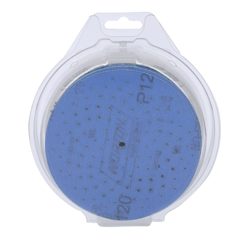Norton 04035 Sanding Disc, 5 in Dia, 11/16 in Arbor, Coated, P120 Grit, Medium, Alumina Ceramic Abrasive, Spiral