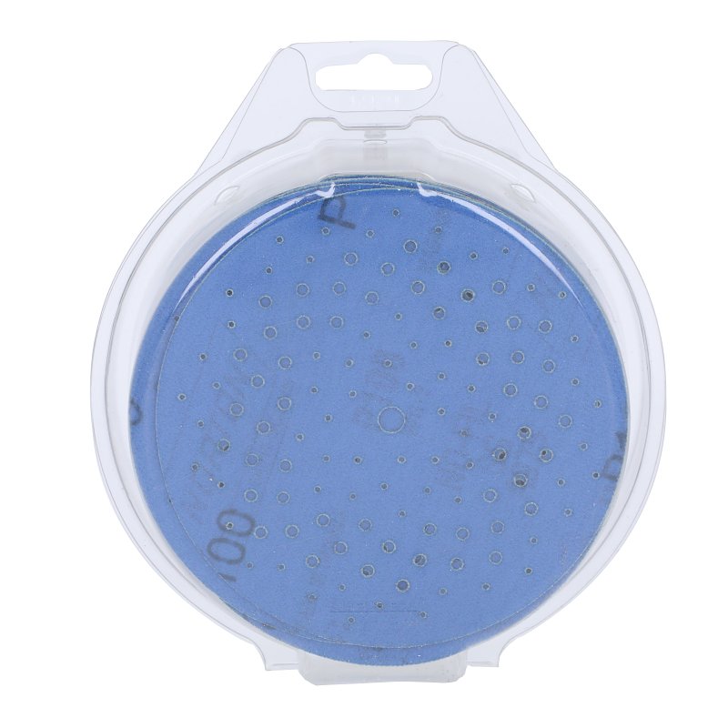 Norton 04034 Sanding Disc, 5 in Dia, 11/16 in Arbor, Coated, P100 Grit, Medium, Alumina Ceramic Abrasive, Spiral