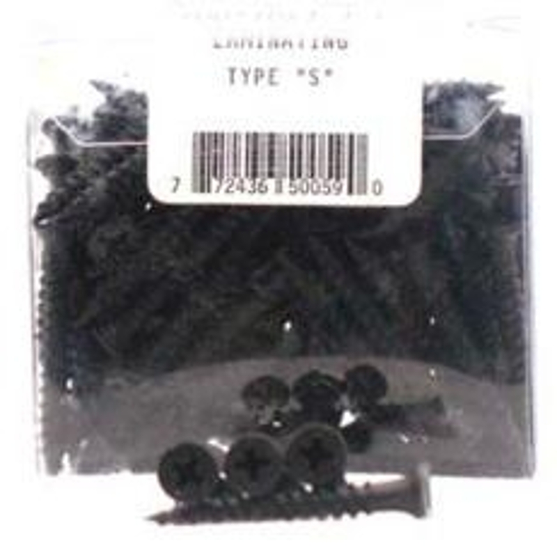 Reliable RzR Series DLS10112C1 Laminating Screw, 1-1/2 in L, Coarse, Full Thread, Flat Head, Phillips Drive, Steel