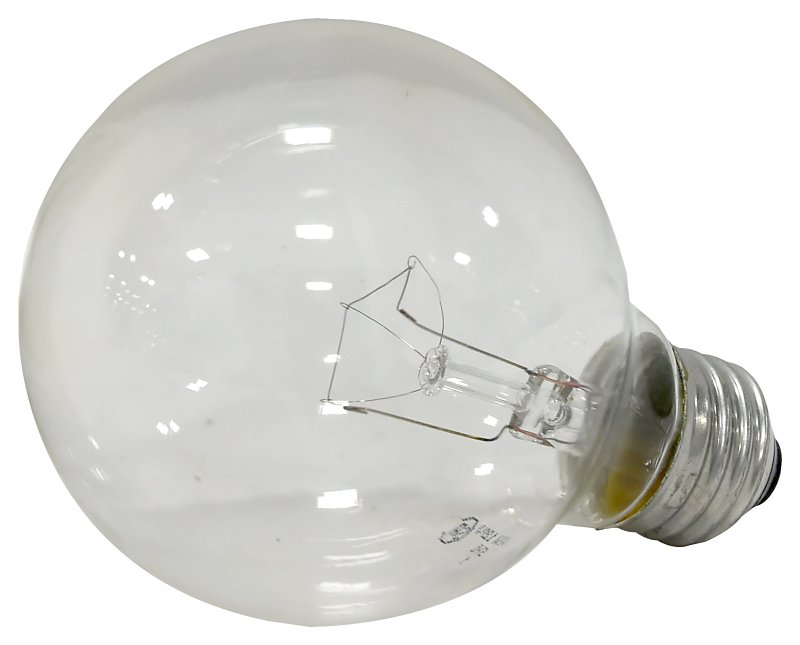 Sylvania 15871 Incandescent Lamp, Clear Lamp, 4.44 in L Dimensions, 40 W, G25 Lamp, Medium Lamp Base, 300 Lumens