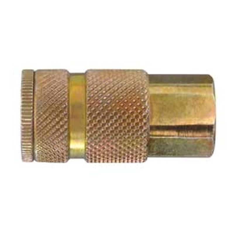 Topring 23.842C Quick Manual Coupler, 1/4 in, FNPT, Steel