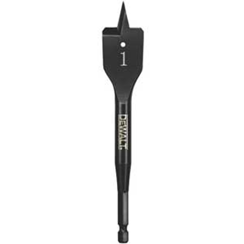 DEWALT DW1577 Spade Drill Bit, 11/16 in Dia, 6 in OAL, Heavy-Duty, Hex Shank