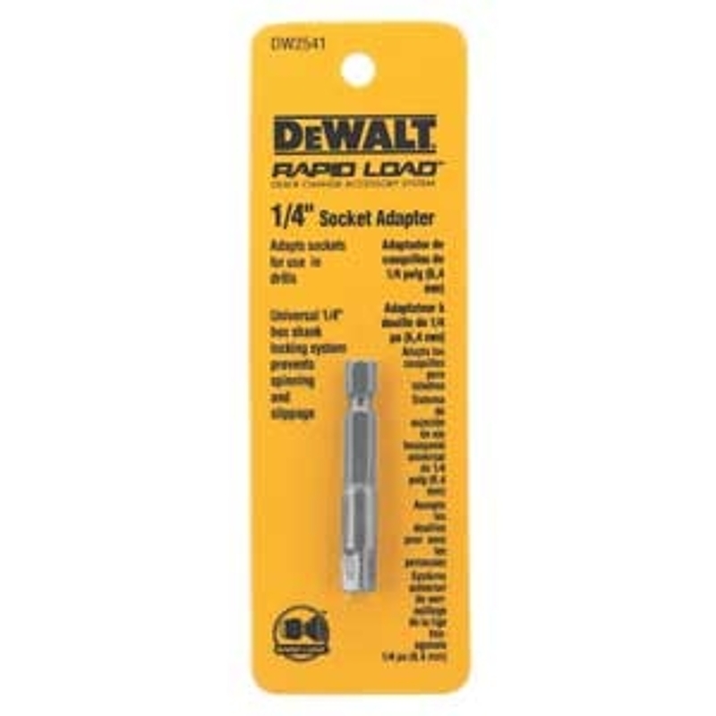 DEWALT DW2541 Socket Adapter, 1/4 in Drive