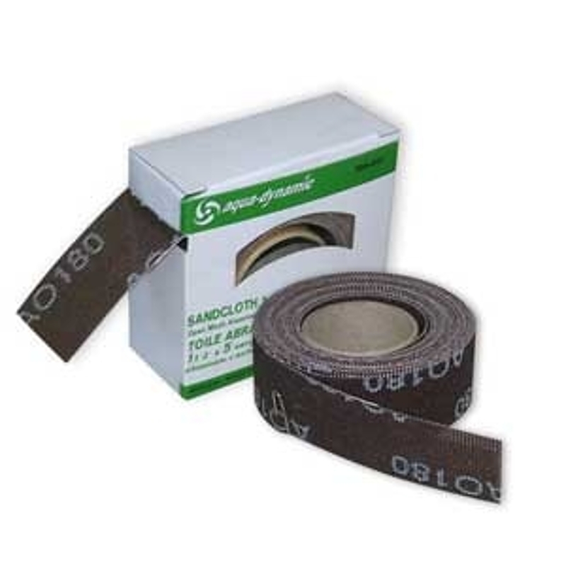 aqua-dynamic 3568-001 Sand Cloth, 180 Grit, Aluminum Oxide Abrasive