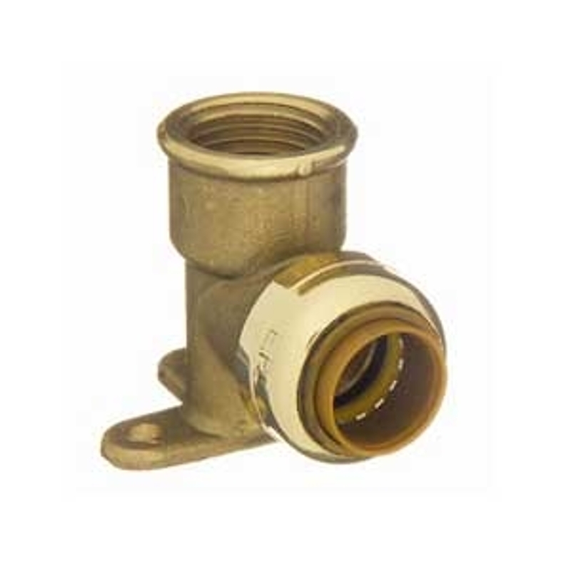 aqua-dynamic 9492-903 Drop Ear Pipe Elbow, 1/2 in, 90 deg Angle, Brass