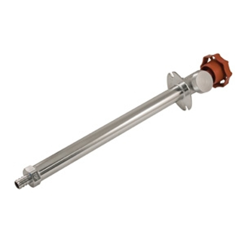 aqua-dynamic 1393-120 Wall Hydrant, 1/2 x 1/2 in Connection, PEX, Quarter-Turn Actuator, Chrome