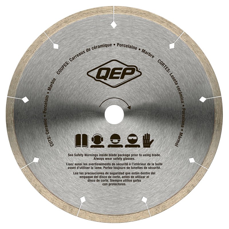 QEP Black Widow 6-7008BW Blade, 7 in Dia