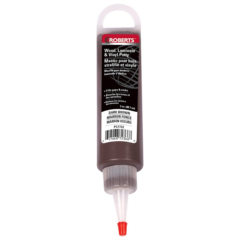 Roberts PC7732 Putty, Paste, Acrylic, Dark Brown, 3 oz Tube