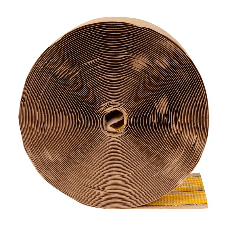 Roberts 50-240 Heat Bond Seam Tape, 22 yd L, 6 in W, Brown