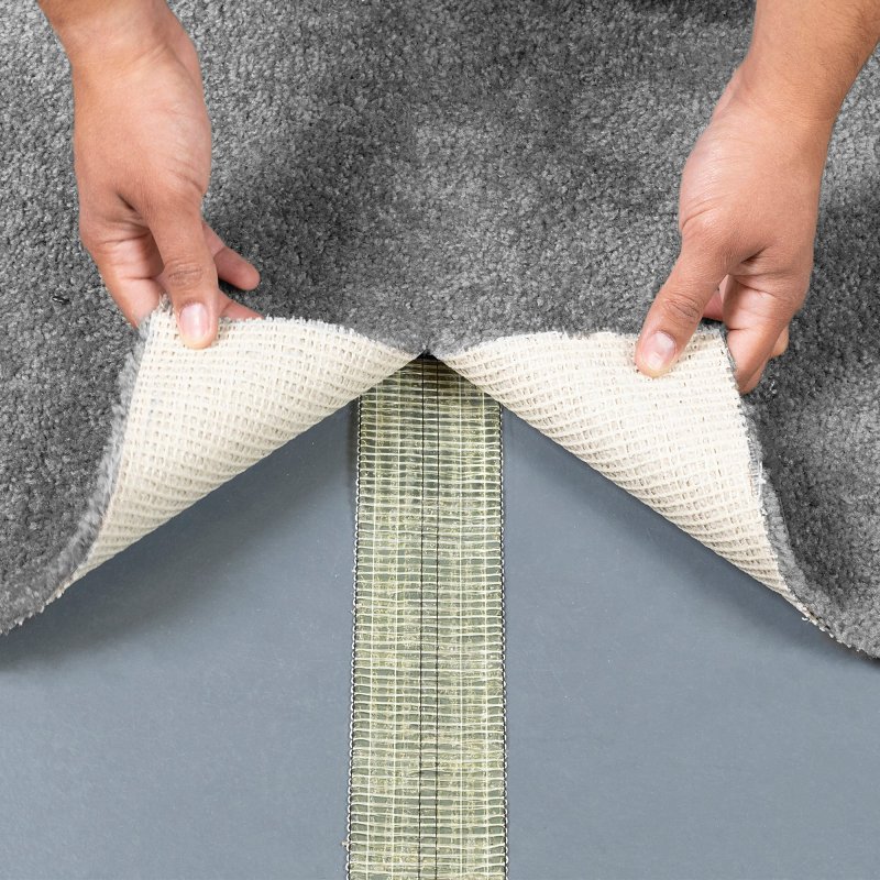 Roberts 50-605-12 Carpet Tape, 15 ft L, 3 in W, Carpet/Vinyl Backing, White