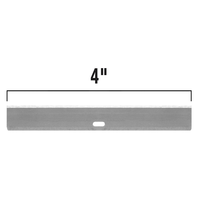 QEP 62901 Razor Scraper Replacement Blade, 4 in W, Stainless Steel