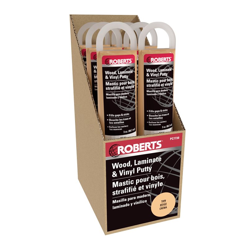 Roberts PC7730 Putty, Paste, Acrylic, Tan, 3 oz Tube