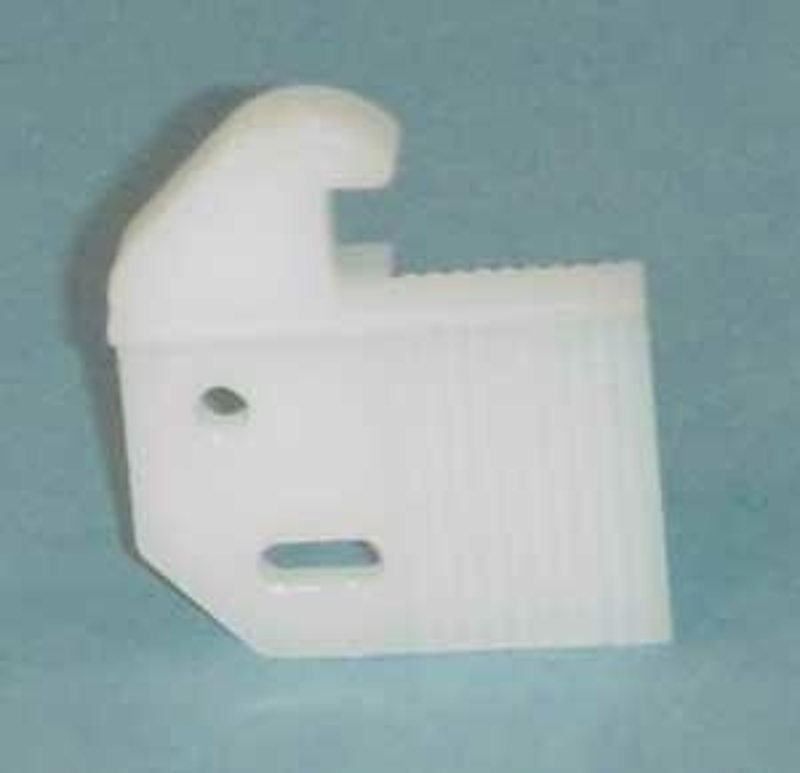 Onward 998PR Adjustable Drawer Slide Glide, Screw Mounting, 1/4 in L Rail, Plastic