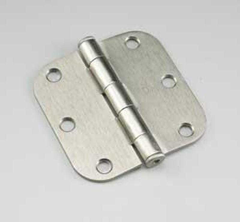 Onward 1821BB Butt Hinge, 3-1/2 in H Frame Leaf, 3/32 in Thick Frame Leaf, Steel, Brass, Removable Pin, 45 lb