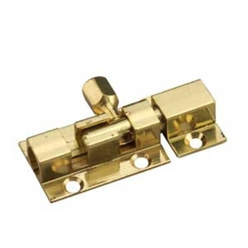Onward 396SBR Barrel Bolt, Solid Brass, 2 in L