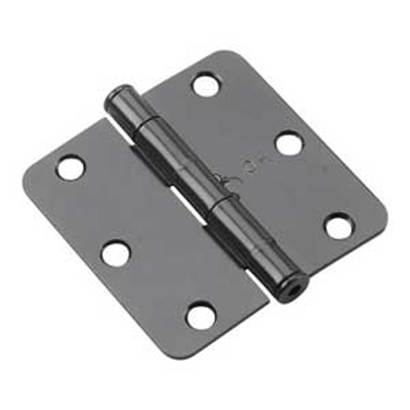 Onward 2820ANB Butt Hinge, 3 in H Frame Leaf, 3/32 in Thick Frame Leaf, Steel, Antique Nickel, Removable Pin, 50 lb