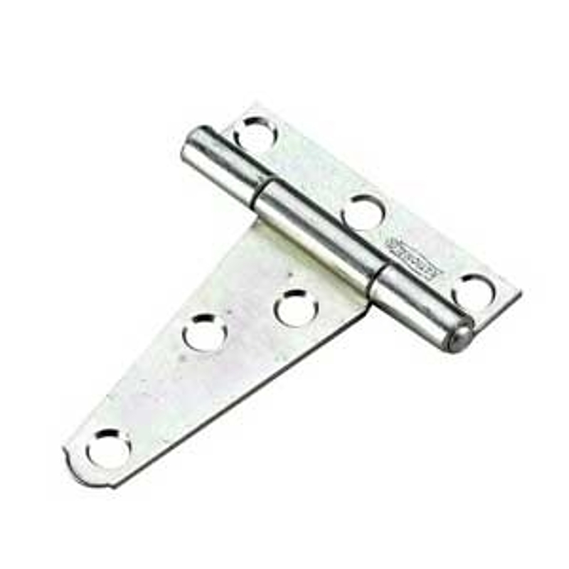 Onward 906XBC Light-Duty T-Hinge, 24 mm W Frame Leaf, 63.5 mm H Frame Leaf, Steel, Zinc, Non-Removable Pin, 12 lb
