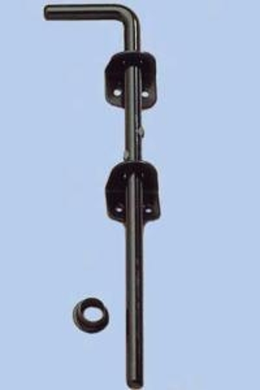 Onward 305FBR Series Cane Bolt, 300 mm L, Steel, Black