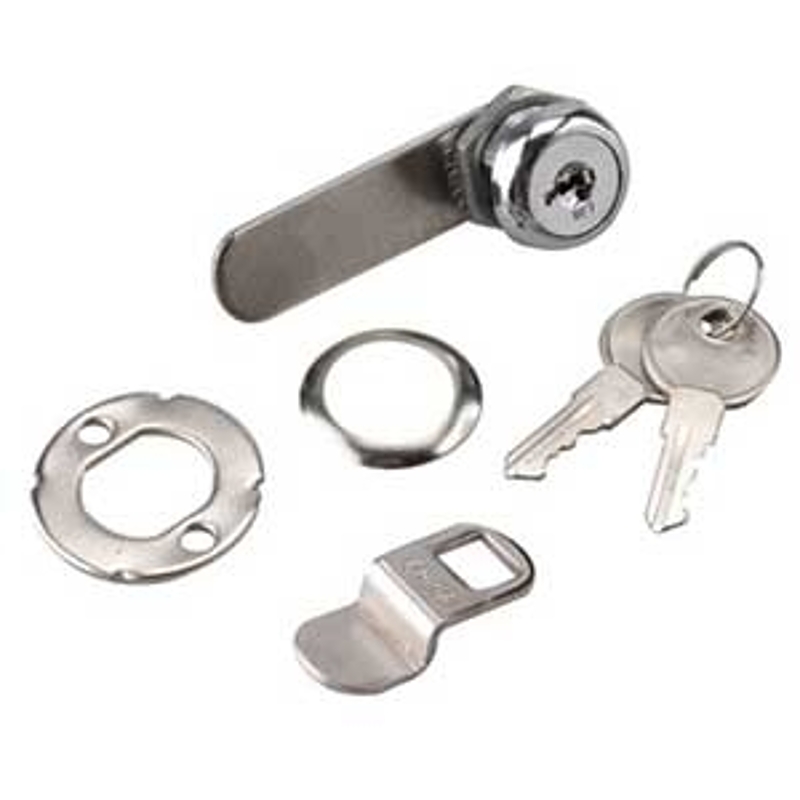 Onward 192CR Lock, 15/32 in THK Dimensions, Chrome, Cam Lock, Steel