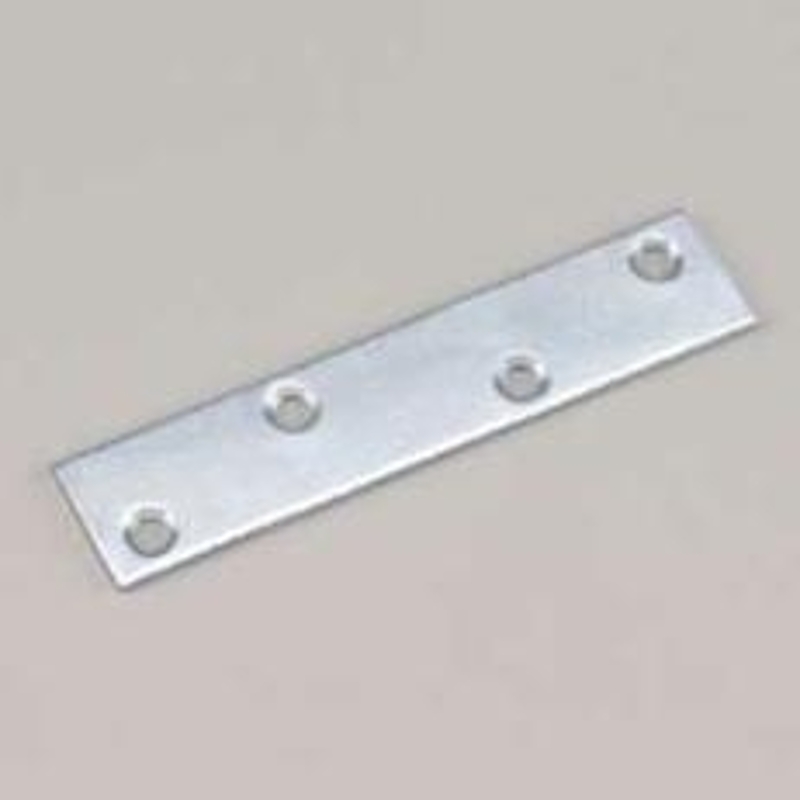 Onward 95X40BC Multi-Position Mending Plate, 4 in L, 7/8 in W, 0.104 in Gauge, Steel, Zinc, Screw Mounting