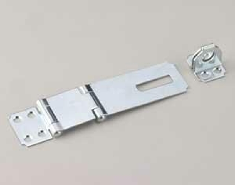 Onward 319XR Hinge Hasp, 157.88 mm L, 38.08 mm W, Steel, Zinc
