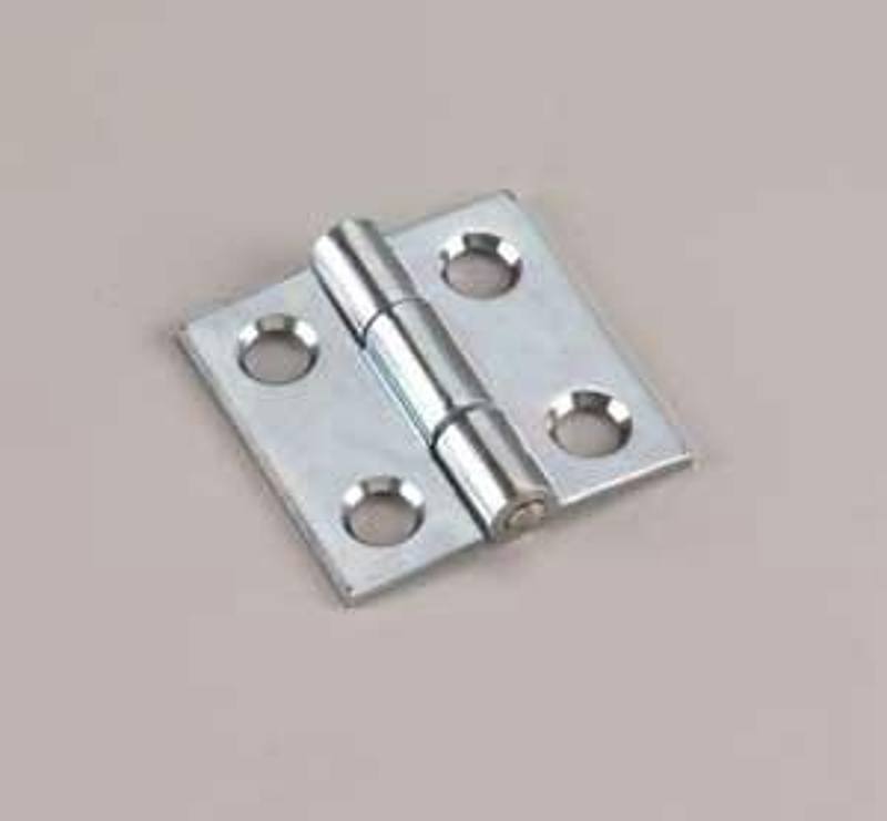 Onward 835XV Hinge, Zinc, 1 in H x 1 in W, Narrow Butt Hinge, 2/BAG