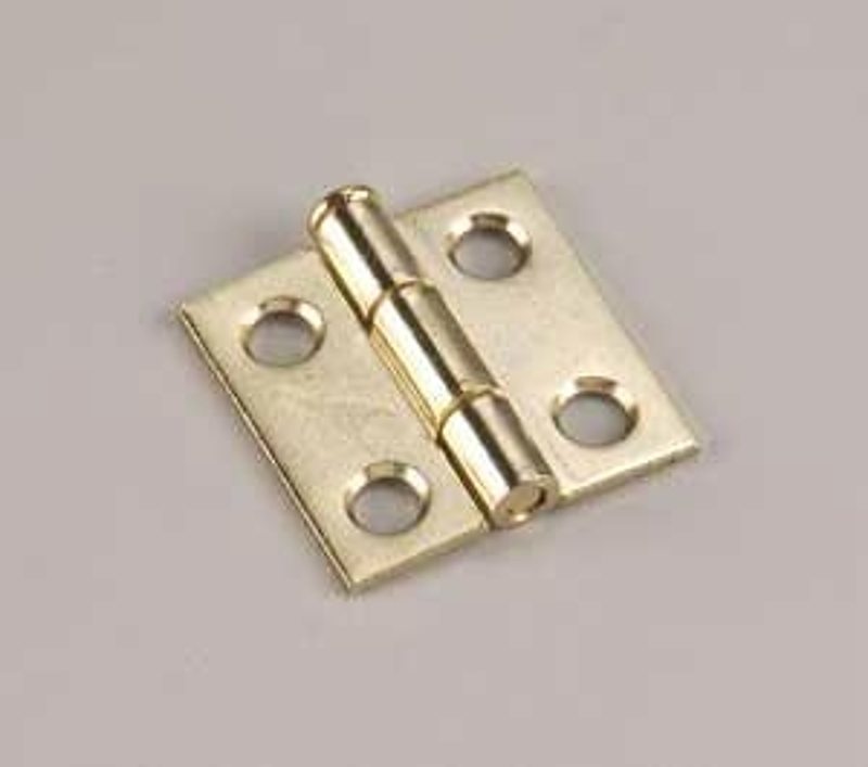 Onward 840BV Hinge, Brass, 1 in H x 1 in W
