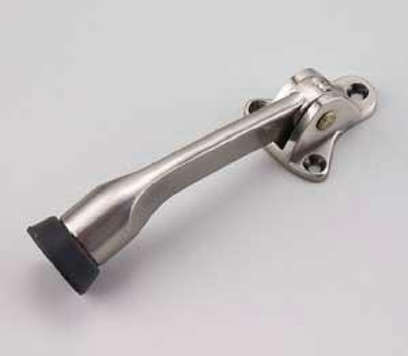 Onward 68ANV Flip-Down Door Stop, 5 in Projection, Metal, Antique Nickel